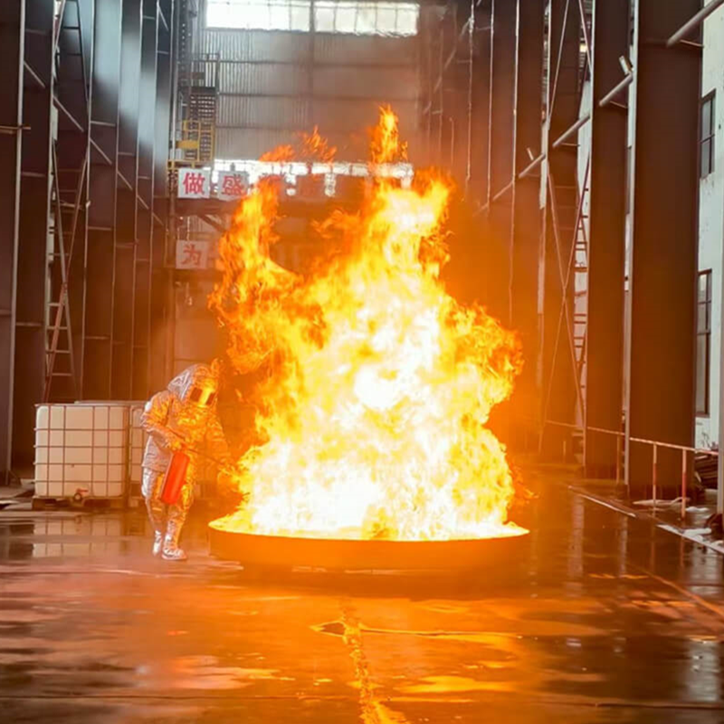 Plent & sxfirepro Popolna terenska preskušanja novega izdelka za gasilsko peno