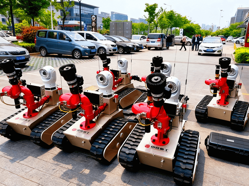 Kitajski gasilski velikani so vstopili na trg gasilske robotike, s čimer so spodbudili nove spremembe v industriji