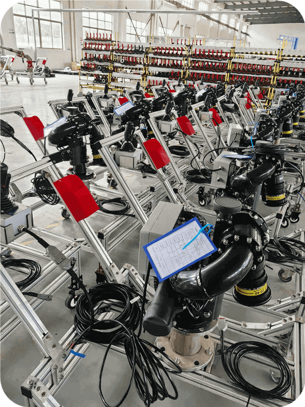 Posodobitev napredka naročila: vaš prilagojen električni požarni monitor PSKD20-40 je bil pregledan in odposlan